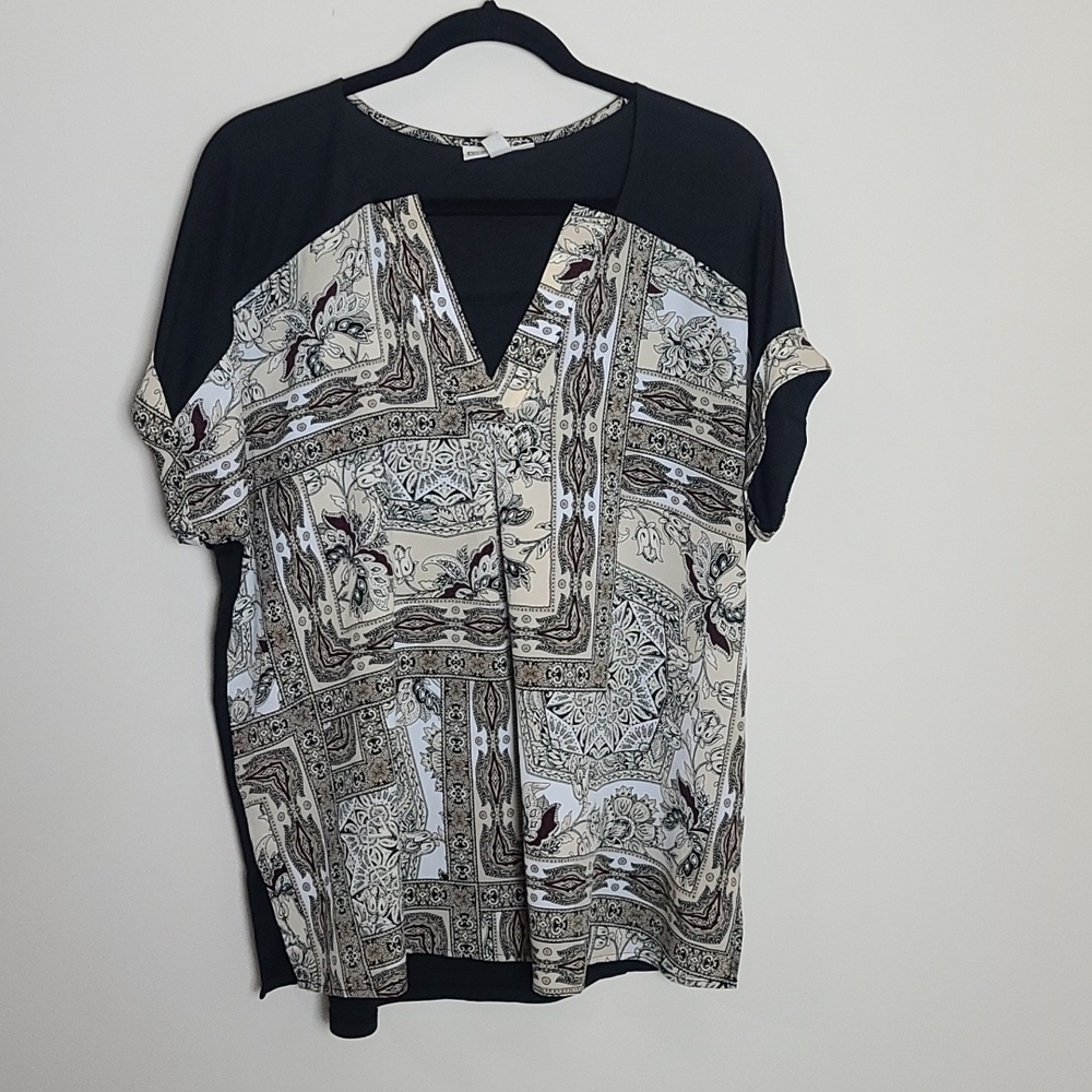 Dana Buchman sheer top